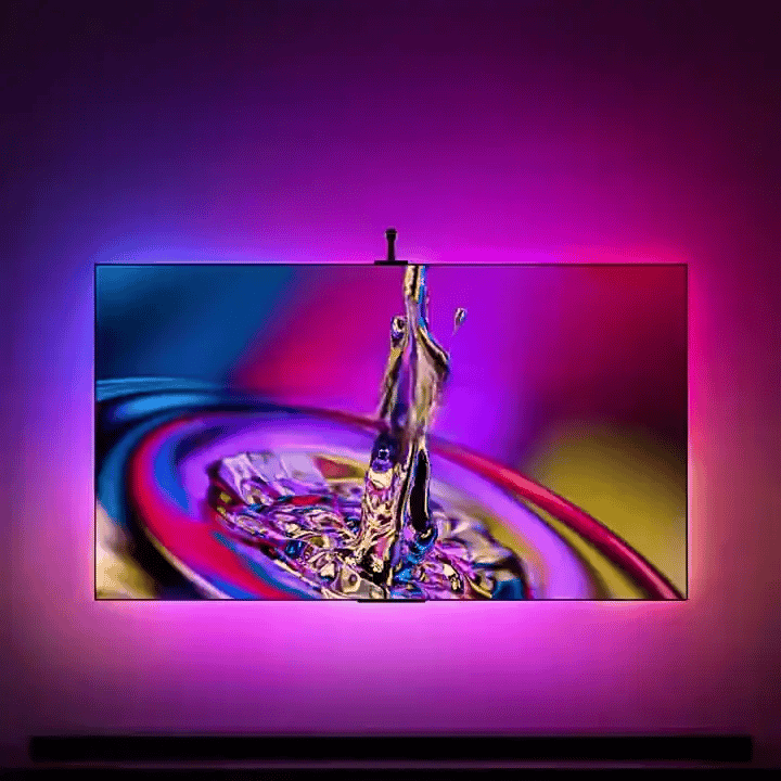 Immersive TV-Hintergrundbeleuchtung