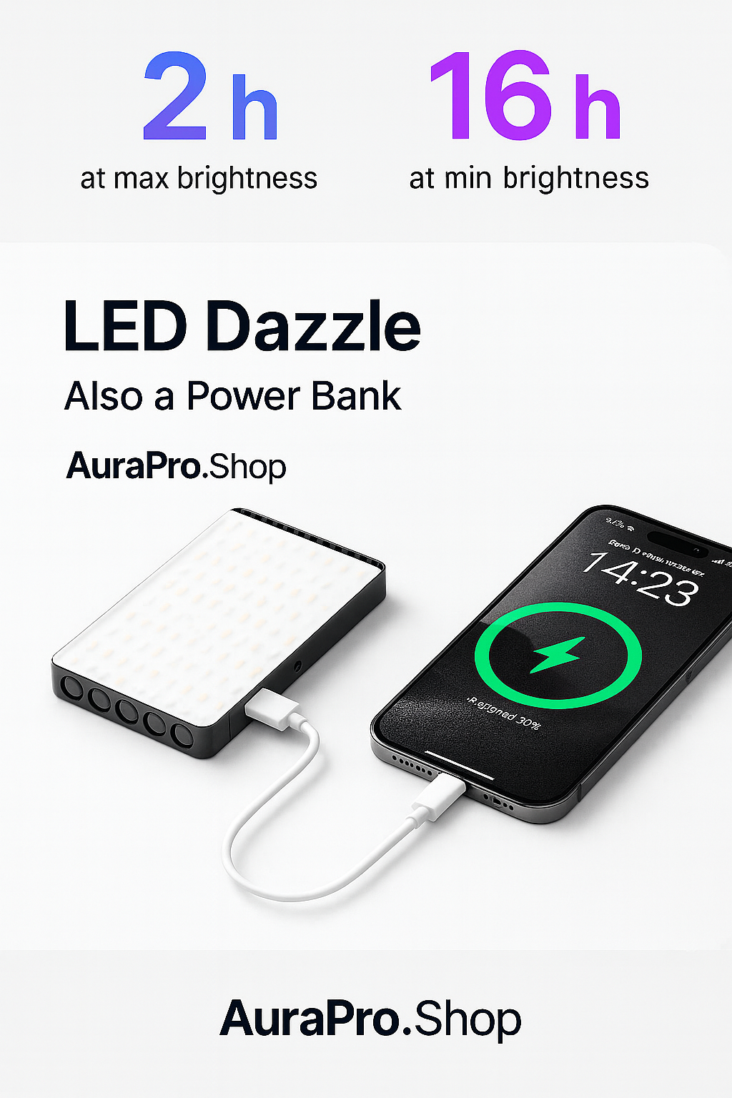 LED Dazzle 24 Modi mit RGB-Lichtern